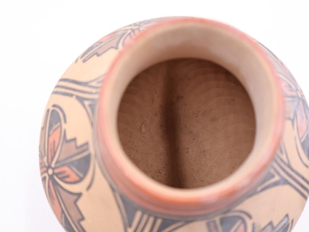 Vintage Bertha Gachupin Jemez Pottery Vase - 5