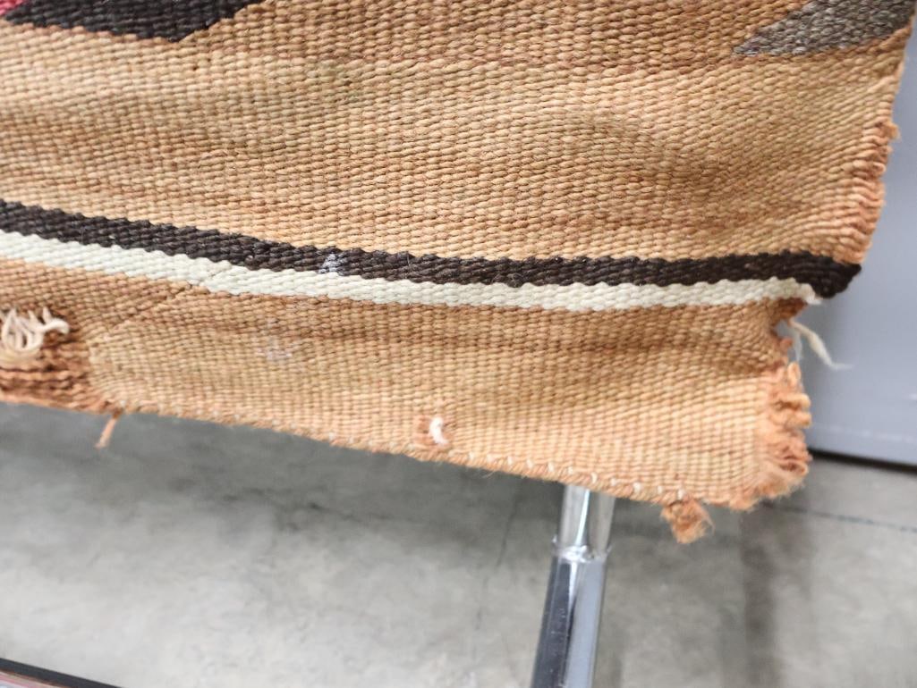 Antique Navajo Eye Dazzler Woven Textile - 11