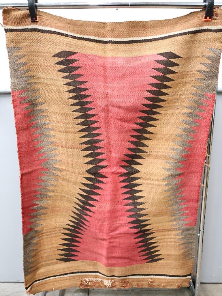Antique Navajo Eye Dazzler Woven Textile - 14