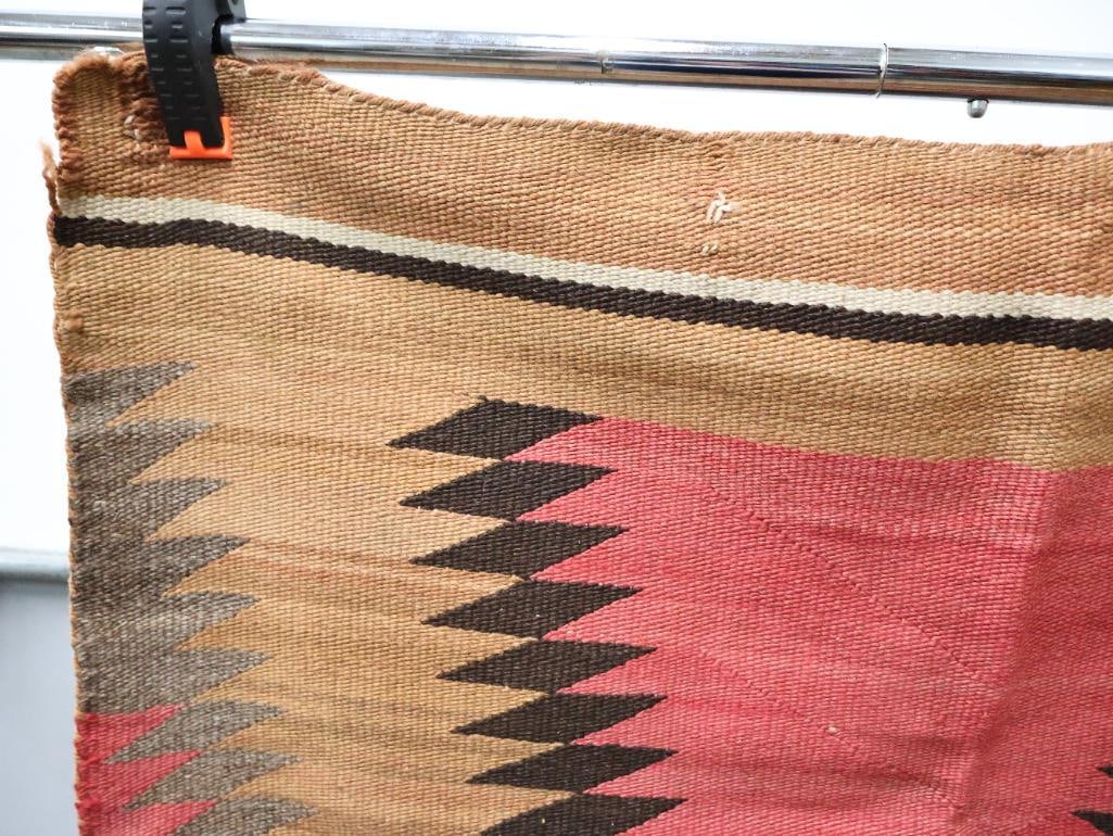 Antique Navajo Eye Dazzler Woven Textile - 3