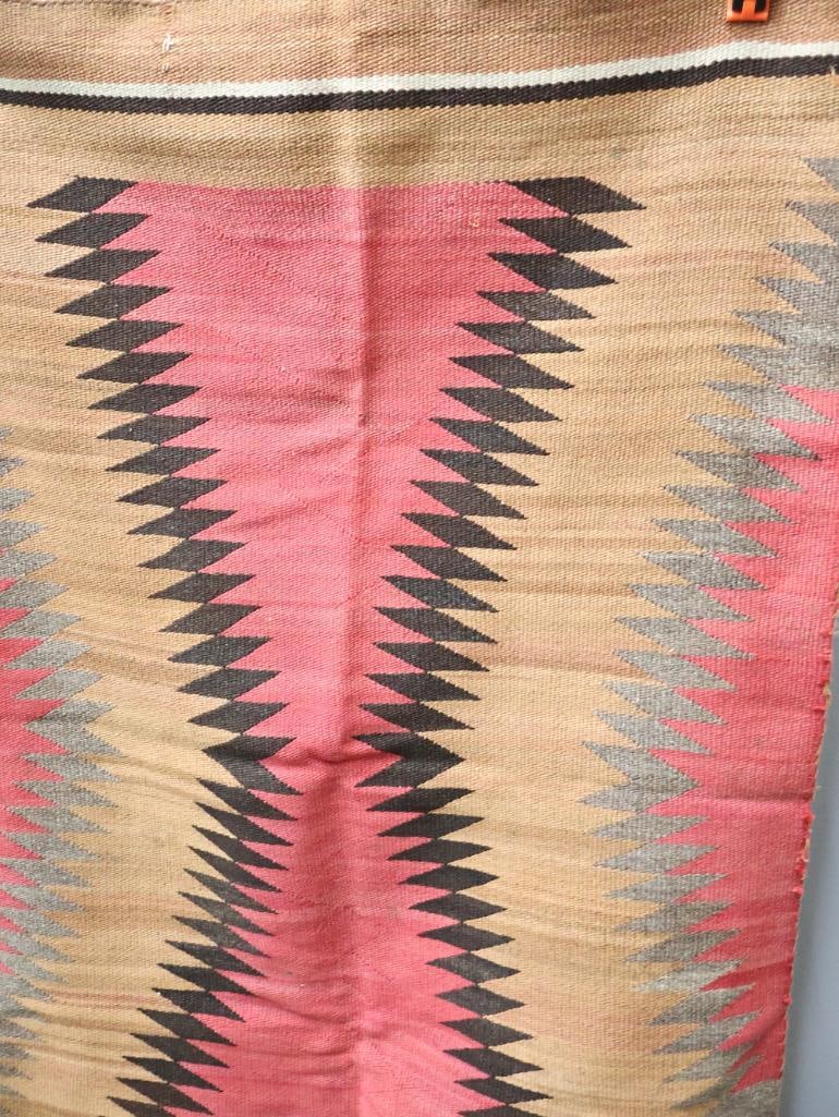 Antique Navajo Eye Dazzler Woven Textile - 5