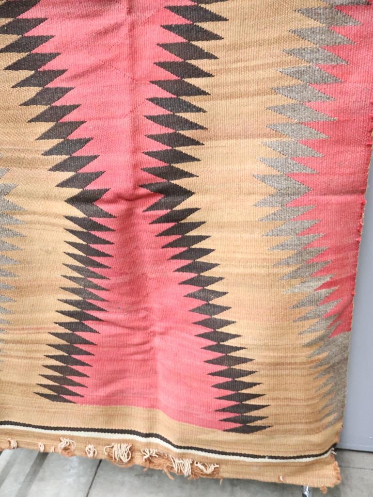 Antique Navajo Eye Dazzler Woven Textile - 6