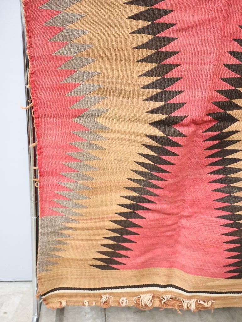 Antique Navajo Eye Dazzler Woven Textile - 7