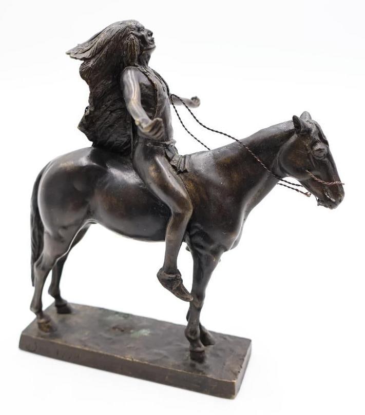 Appeal to the Great Spirit Bronze Cast Statue - 3