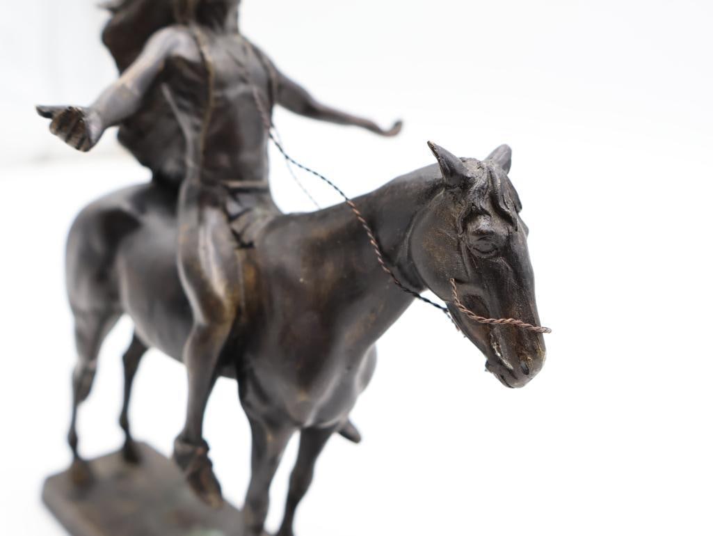 Appeal to the Great Spirit Bronze Cast Statue - 4