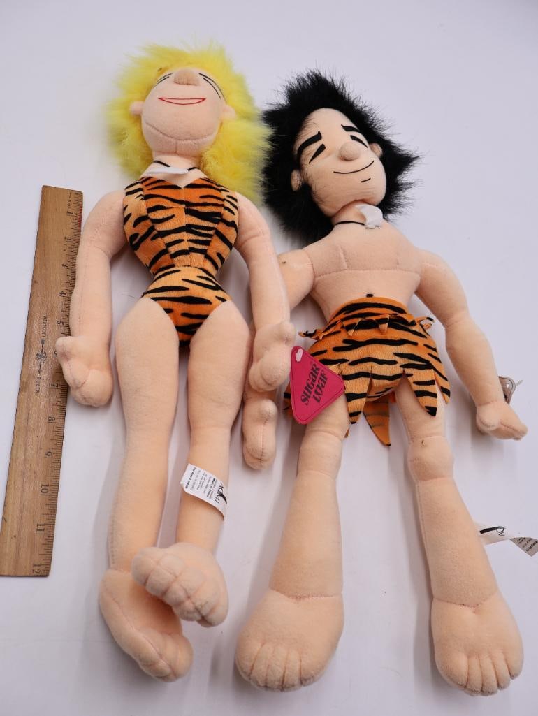 Various Vintage Plush Dolls - 12