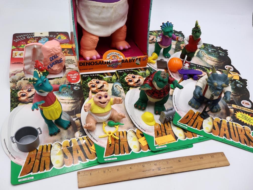 Collection of Toys from the TV Show 'Dinosaurs' - 2