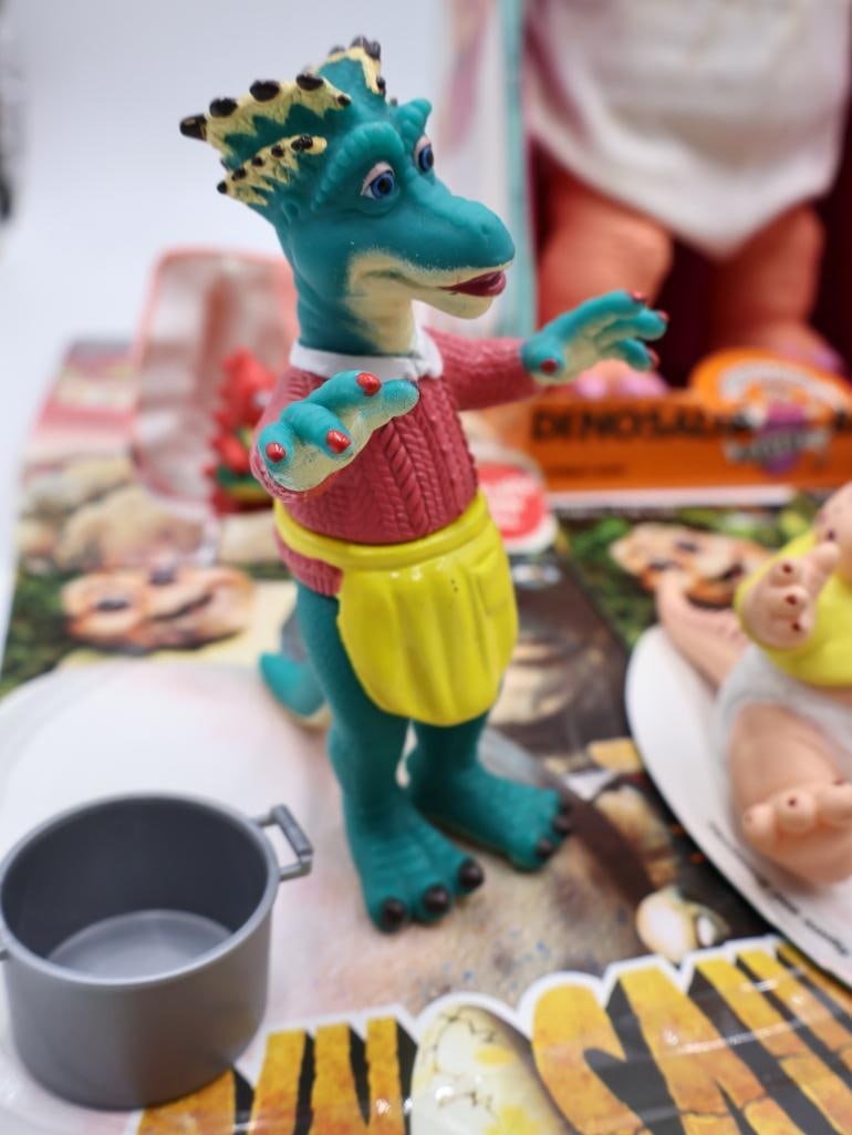 Collection of Toys from the TV Show 'Dinosaurs' - 3