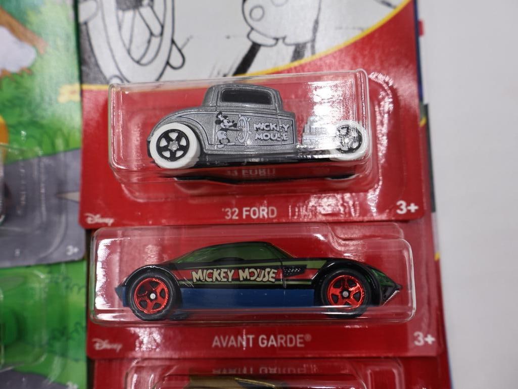 Disney Diecast Hot Wheels Cars - 8