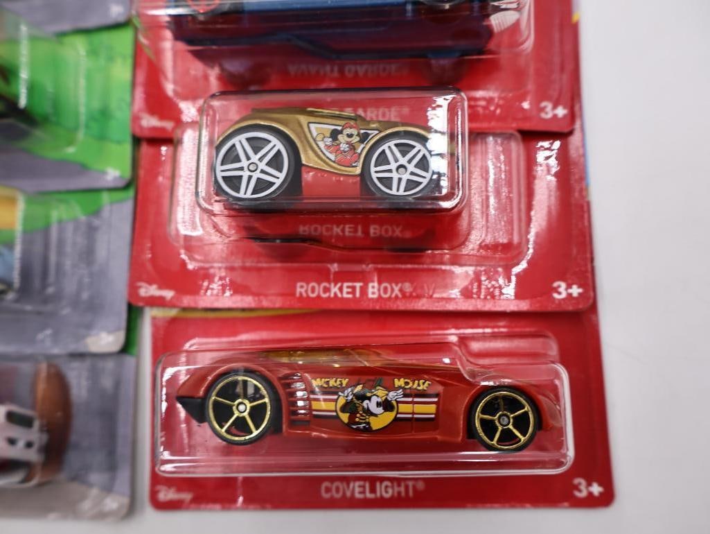 Disney Diecast Hot Wheels Cars - 9