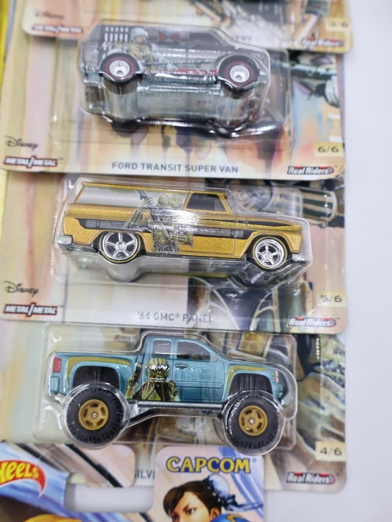 Pop Culture Themed Hot Wheels Diecast Cars - 12