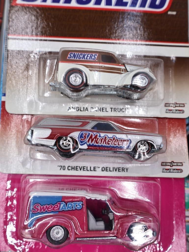 Collection of Candy Themed Hot Wheels Diecast Cars - 6