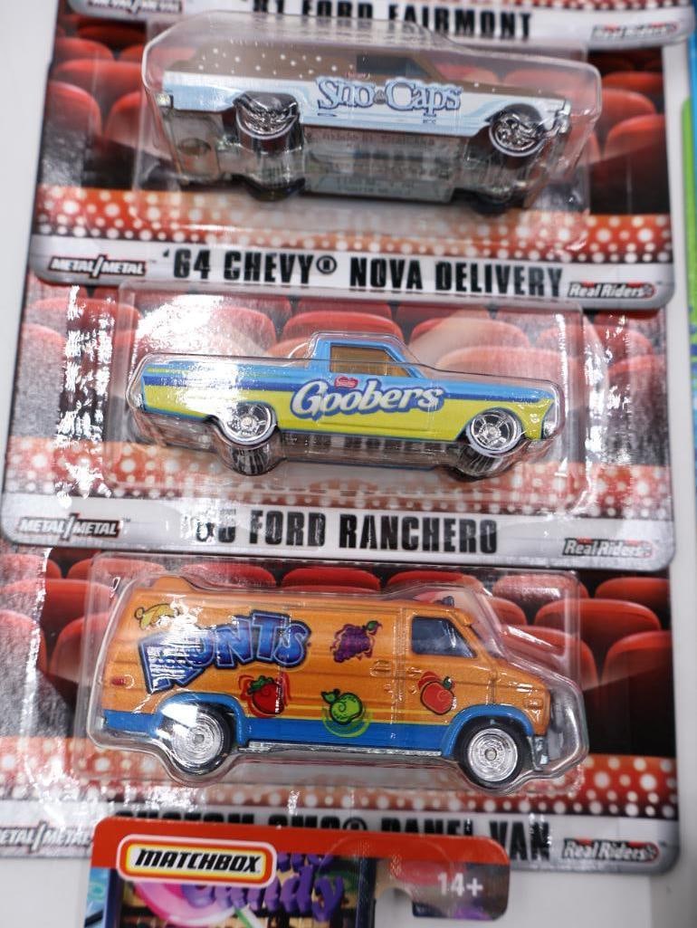 Collection of Candy Themed Hot Wheels Diecast Cars - 8
