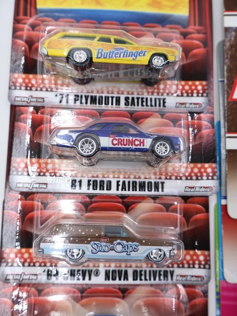 Collection of Candy Themed Hot Wheels Diecast Cars - 9