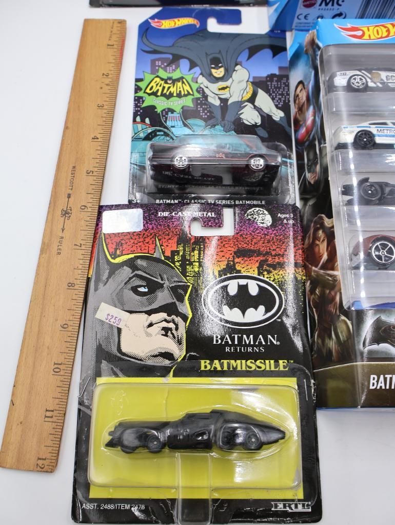 Large Lot of Batman and Justice League Hot Wheels Diecast Cars - 2