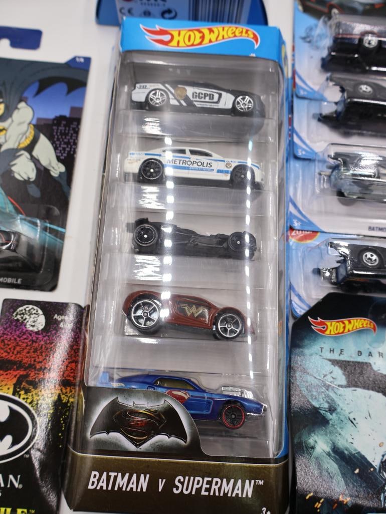 Large Lot of Batman and Justice League Hot Wheels Diecast Cars - 3