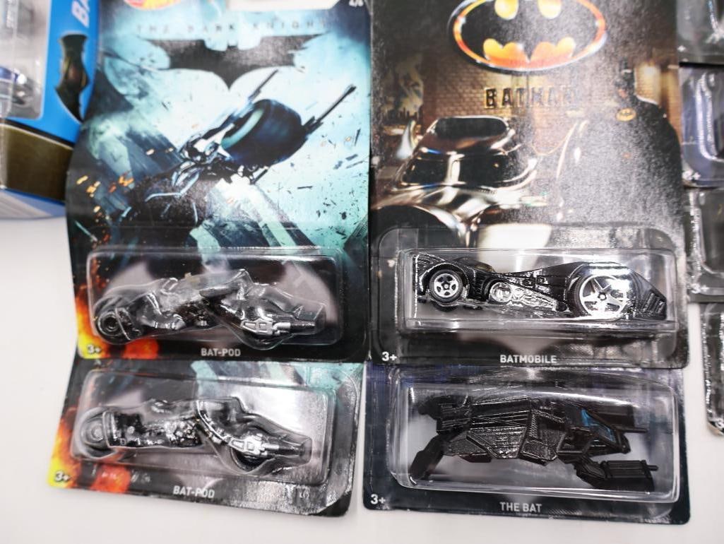 Large Lot of Batman and Justice League Hot Wheels Diecast Cars - 4
