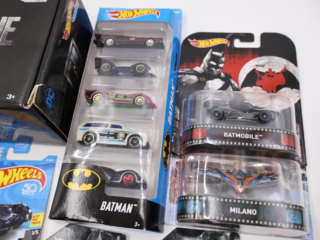 Large Lot of Batman and Justice League Hot Wheels Diecast Cars - 7