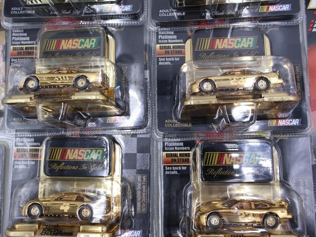 Racing Champions Platinum and 24k Gold Plated Diecast Cars - 3