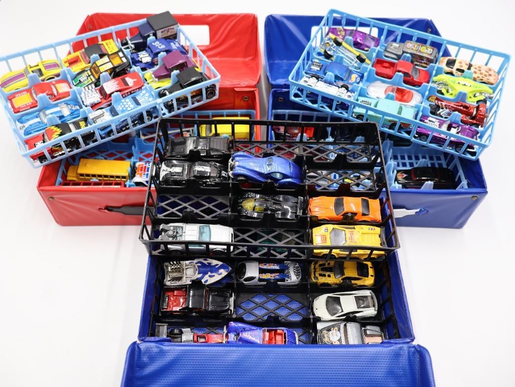 Three Carry Cases Full of Cars - 2