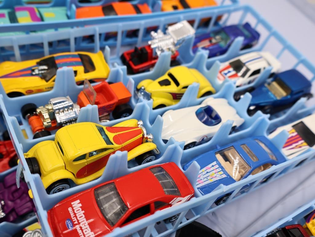 Two Carry Cases Full of Cars - 10