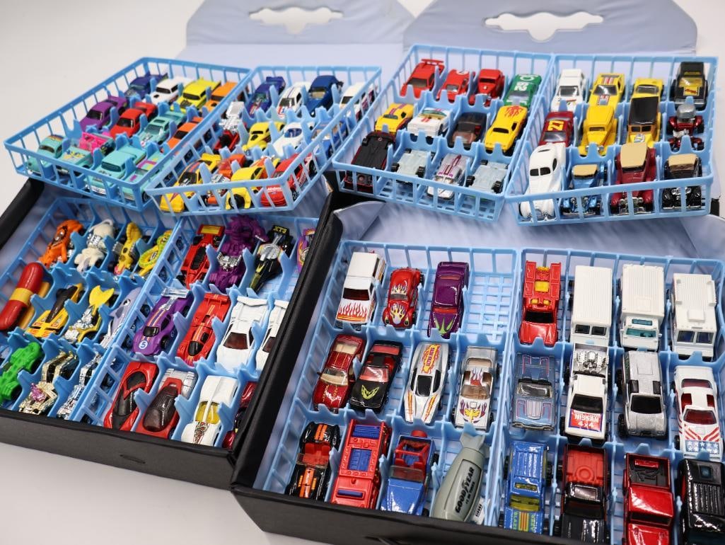 Two Carry Cases Full of Cars - 2