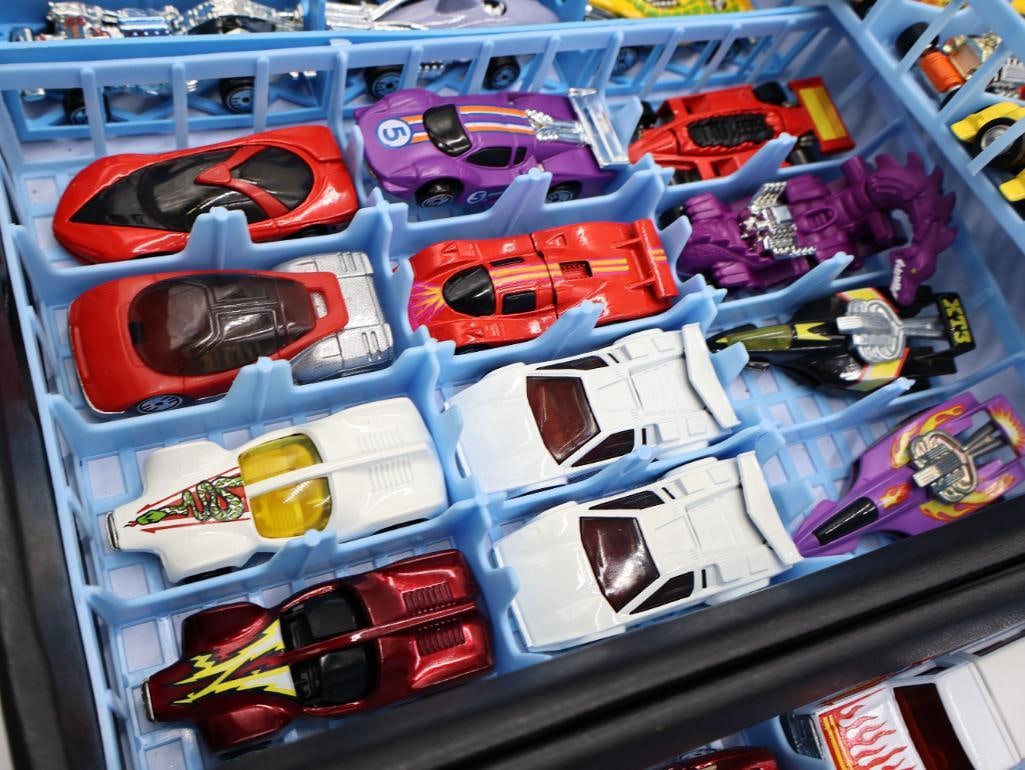 Two Carry Cases Full of Cars - 7