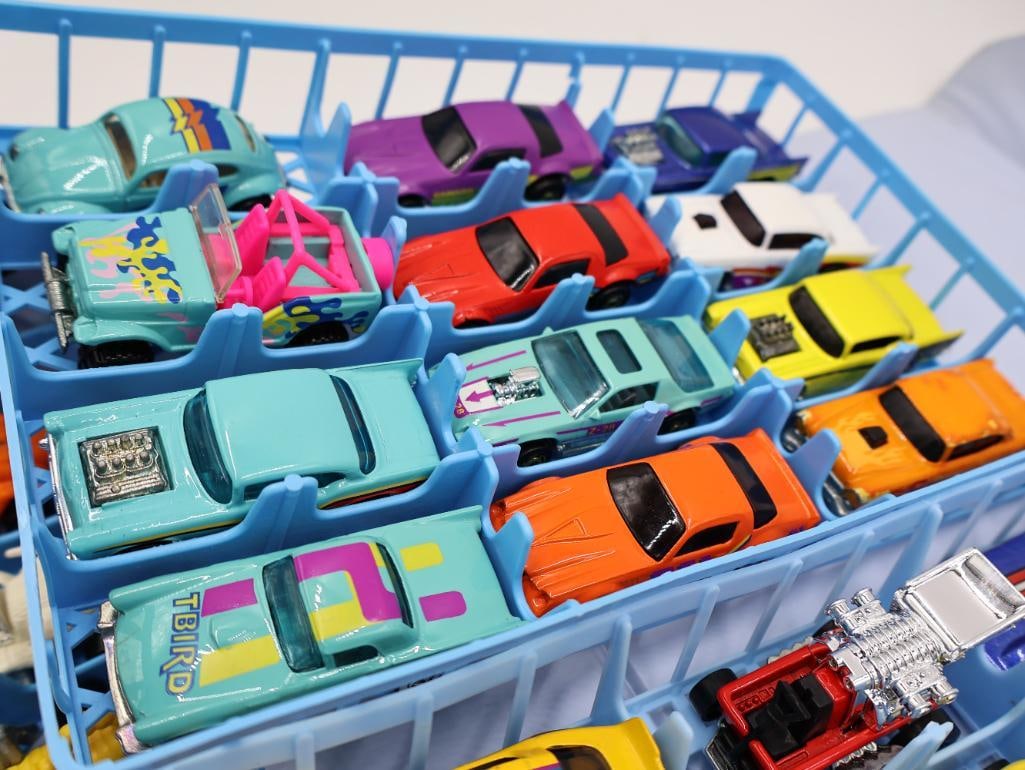 Two Carry Cases Full of Cars - 9