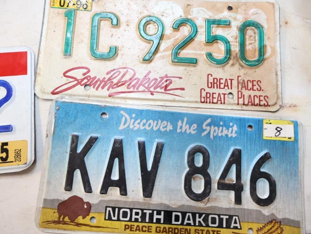 Collection of Midwest and Eastern License Plates - 10