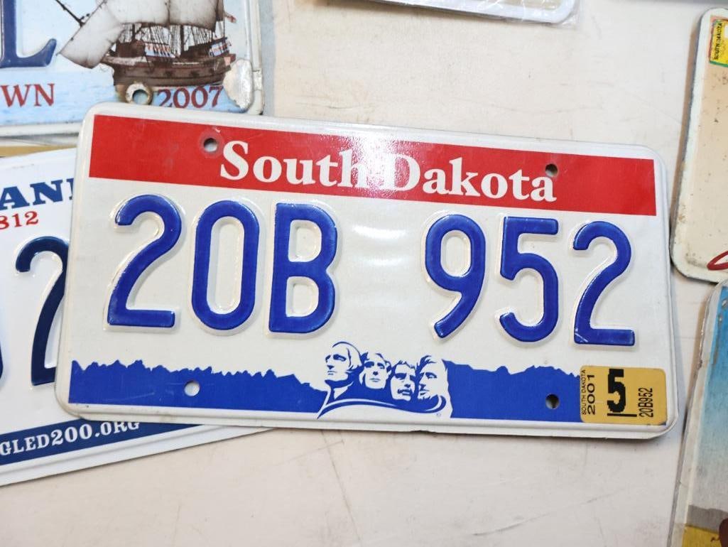 Collection of Midwest and Eastern License Plates - 11