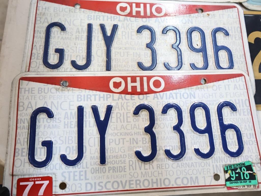 Collection of Midwest and Eastern License Plates - 3