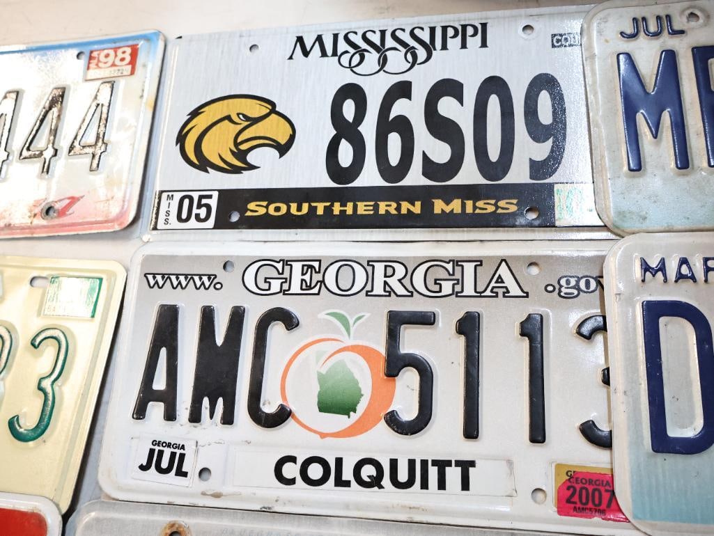 Collection of Midwest and Eastern License Plates - 4