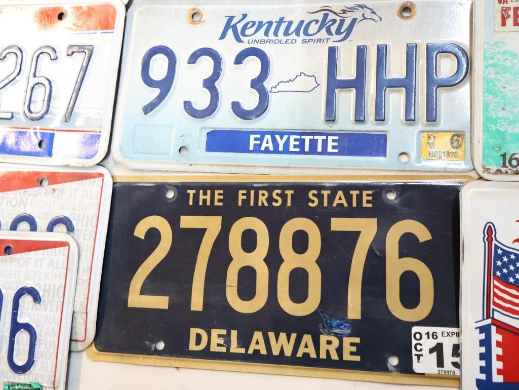 Collection of Midwest and Eastern License Plates - 5