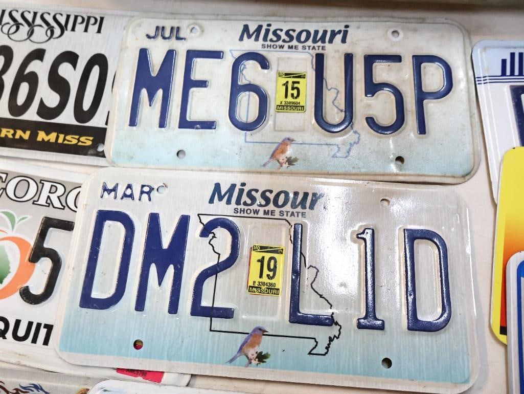 Collection of Midwest and Eastern License Plates - 6