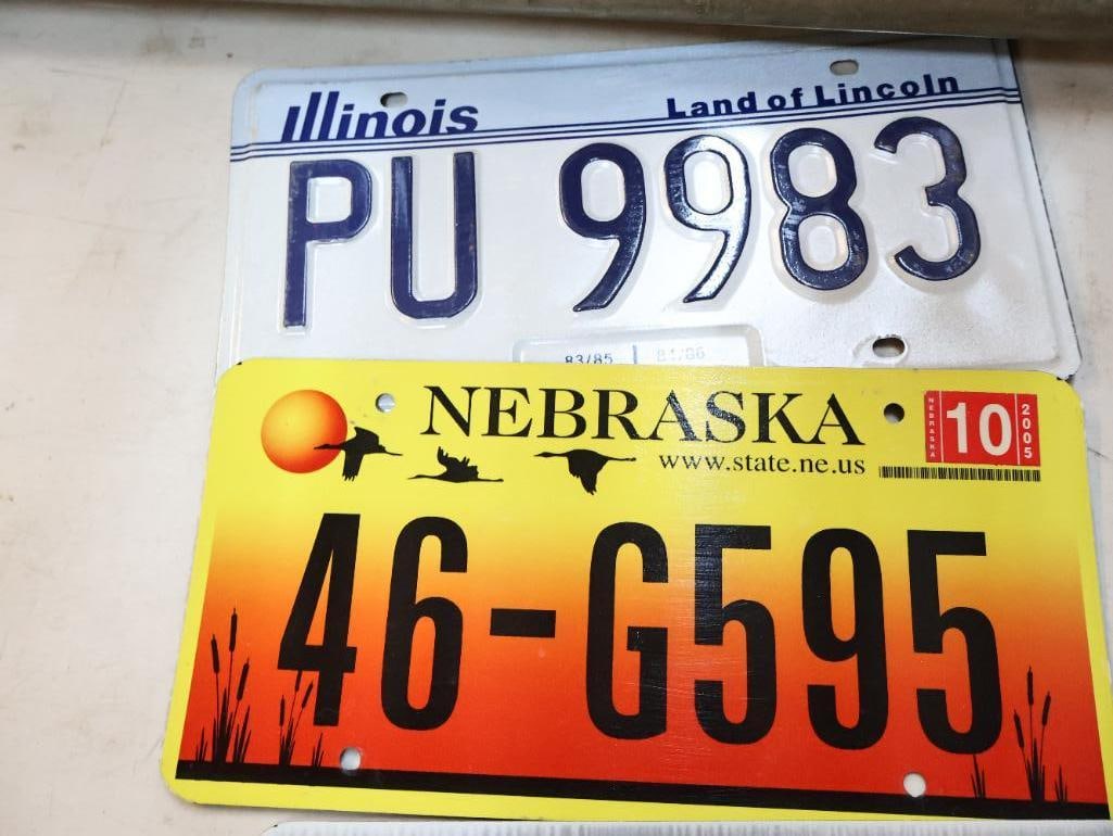 Collection of Midwest and Eastern License Plates - 8