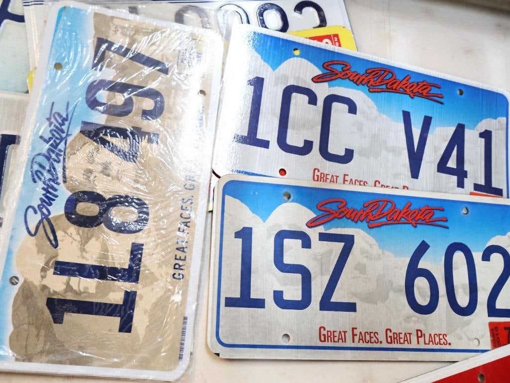 Collection of Midwest and Eastern License Plates - 9