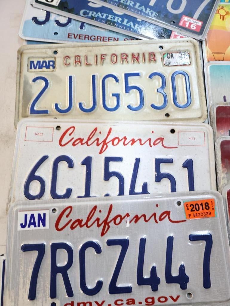 Collection of Western and Southwestern License Plates - 3