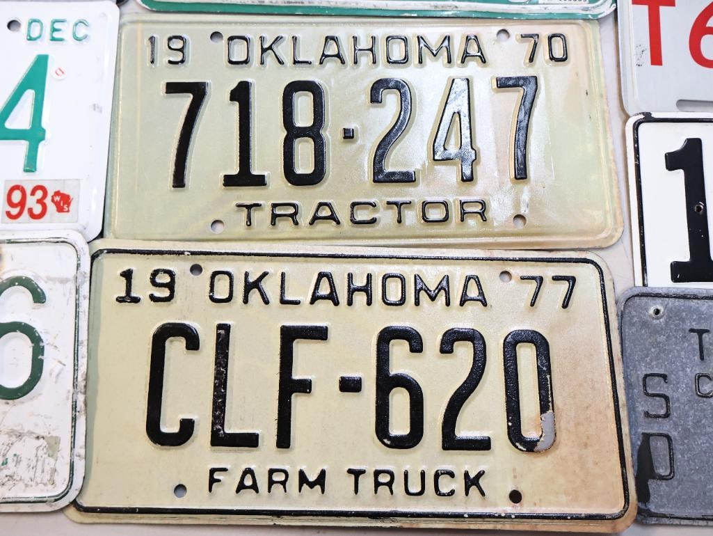 Vintage Specialty License Plates - 5