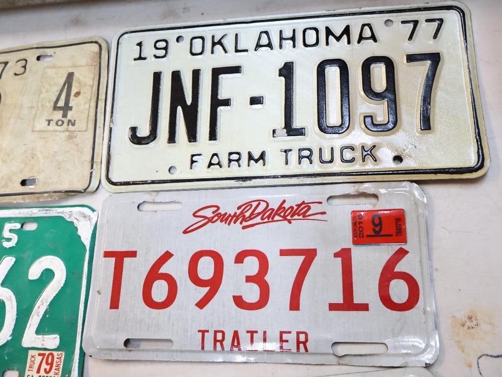 Vintage Specialty License Plates - 6