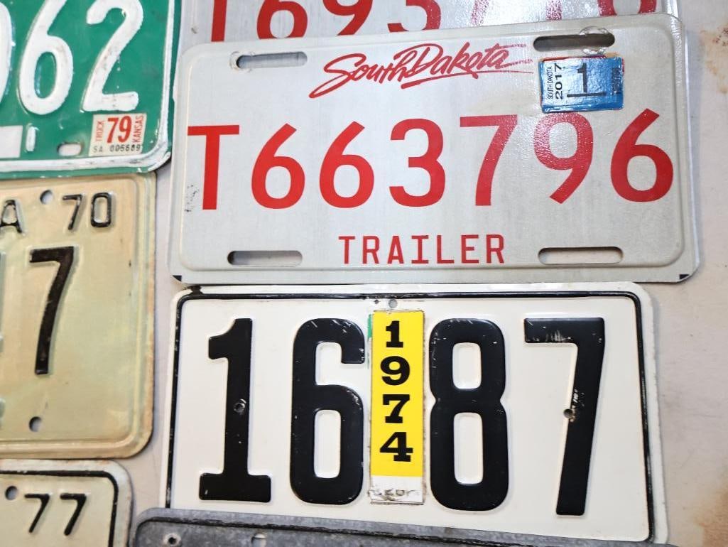 Vintage Specialty License Plates - 7