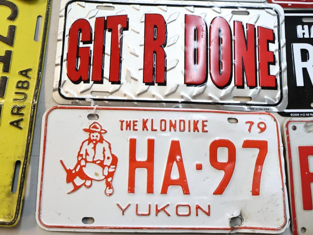 Foreign and Novelty License Plates - 2
