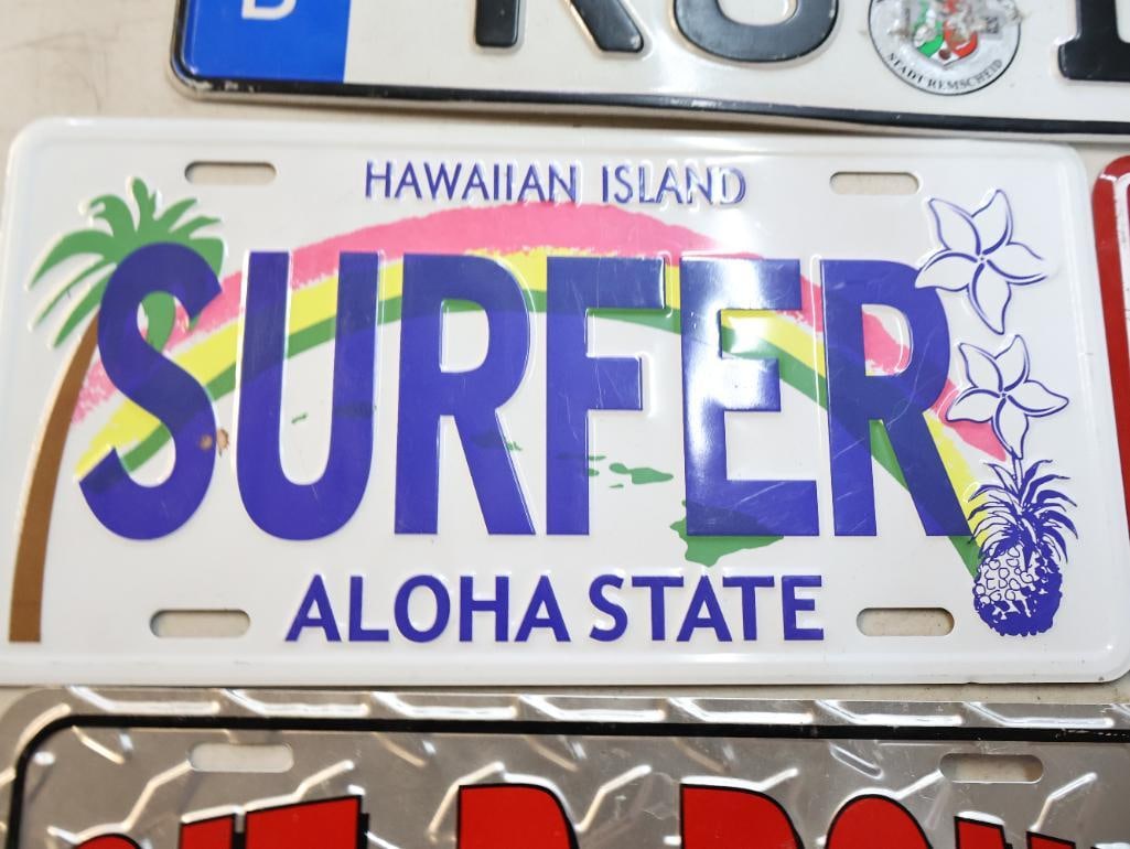 Foreign and Novelty License Plates - 3
