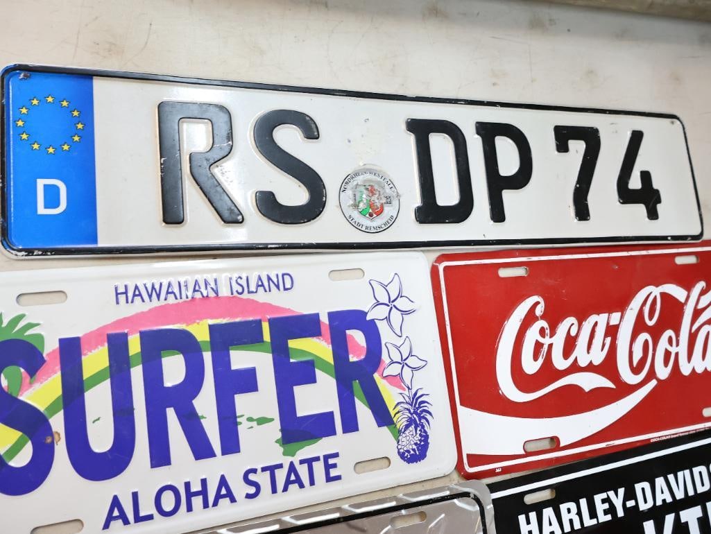 Foreign and Novelty License Plates - 6