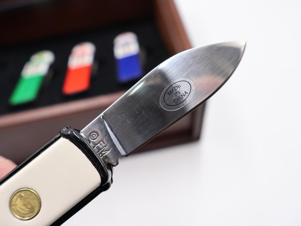 Two Cases of Collectable Car and Gas Pump Pocket Knives - 16
