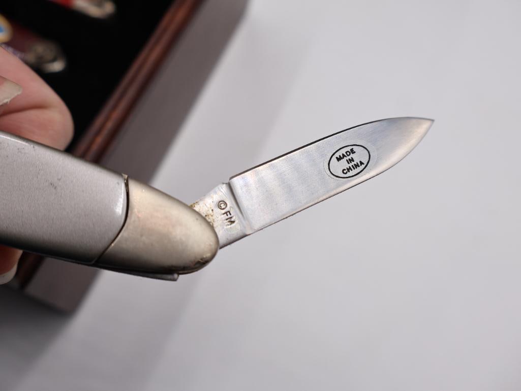 Two Cases of Collectable Car and Gas Pump Pocket Knives - 8
