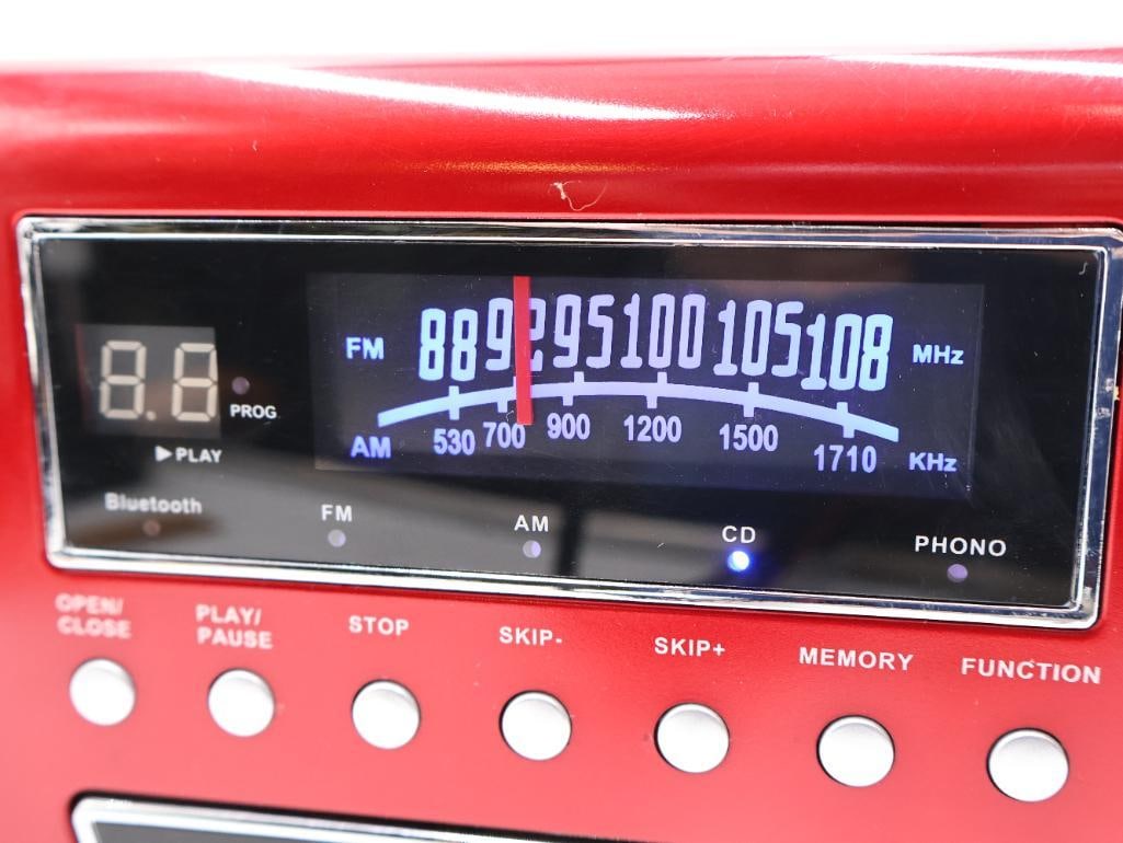 Red Victrola All in One Music Player - 10