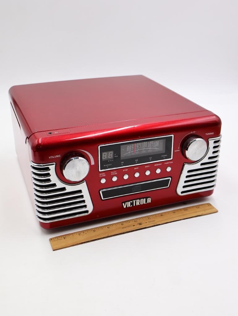 Red Victrola All in One Music Player - 2
