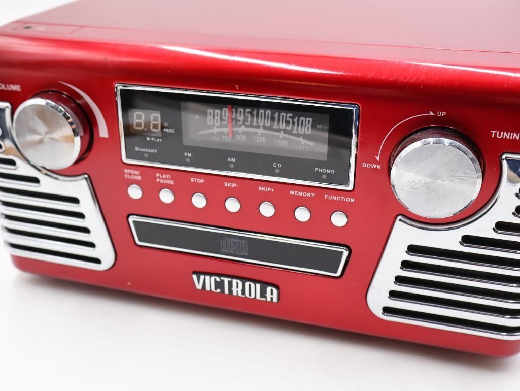 Red Victrola All in One Music Player - 6
