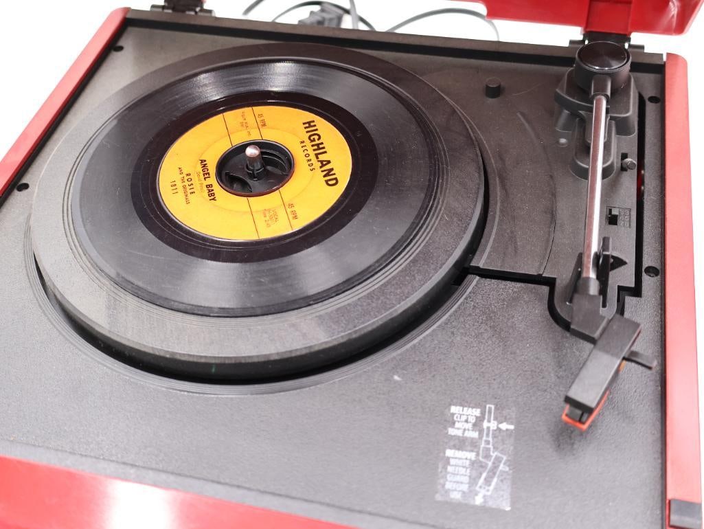 Red Victrola All in One Music Player - 7