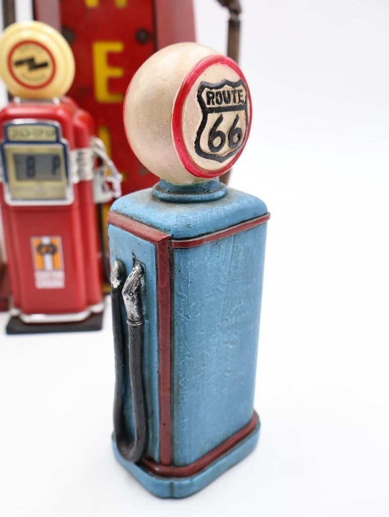 Assorted Gas Pump Decor Items - 10